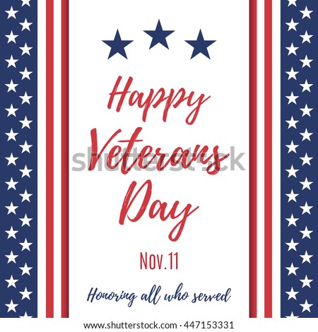 American Background Stock Images Royalty Free Images Vectors Shutterstock Happy Veterans Day Template