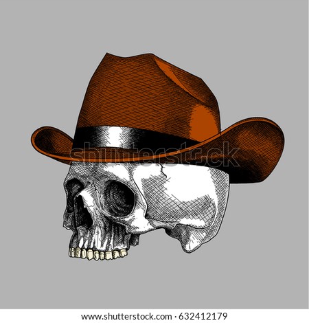 skull head vintage hand drawing style stock vector skull head vintage hand drawing style stock vector
