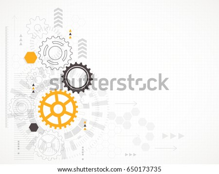 Abstract technological background. Vector illustration.
