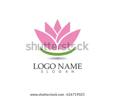 Lotus flower spa logo