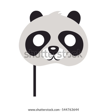 Download Panda Animal Carnival Mask Vector Illustration Stock ...