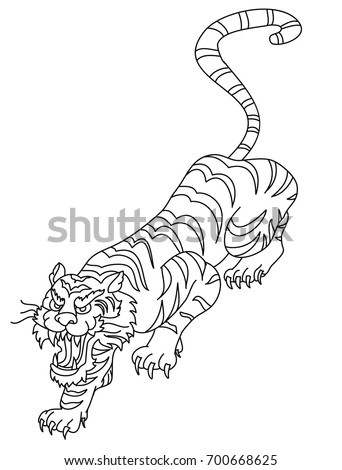 Tiger Tattoo 3 Stock Vector 46065448 - Shutterstock