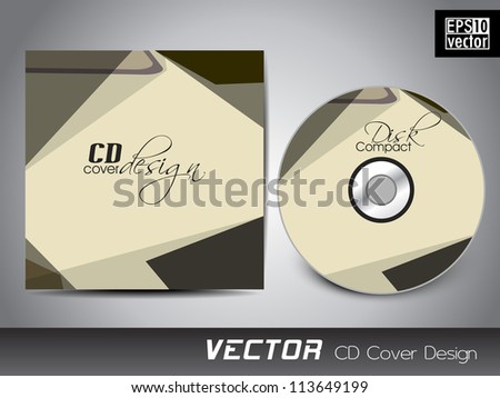 vector illustration cd cover design template stock vector 99364307 vector illustration cd cover design template stock vector 99364307, Presentation templates
