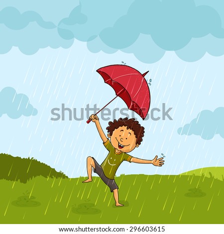 Dancing In The Rain Stock Vectors & Vector Clip Art | Shutterstock