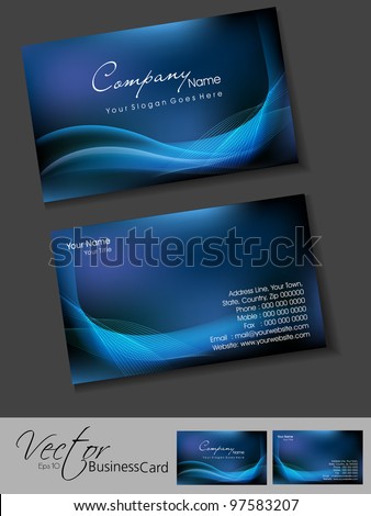 Elegant 55 Official Visiting Card Background