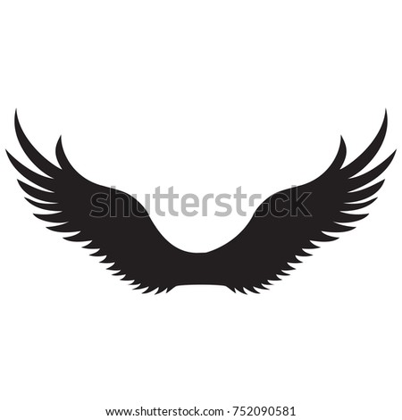 Eagle Emblem Isolated On White Vector Stock Vector 556664482 - Shutterstock