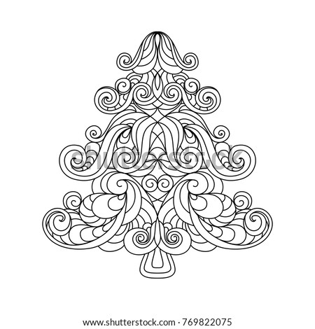 Download Henna Tree Doodle Vector Stock Images, Royalty-Free Images ...