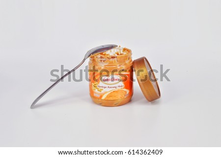 PUCHONG, MALAYSIA - 3, APRIL 2017 : Lady's Choice peanut butter. Lady's Choice is a product by Unilever, a British-Dutch company and the world's largest producer of food spread.