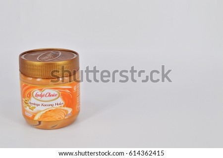PUCHONG, MALAYSIA - 3, APRIL 2017 : Lady's Choice peanut butter. Lady's Choice is a product by Unilever, a British-Dutch company and the world's largest producer of food spread.