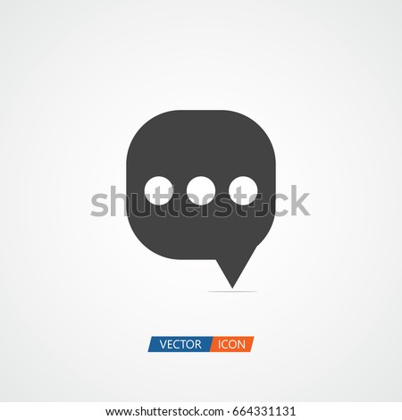 Message Logo Vector Template