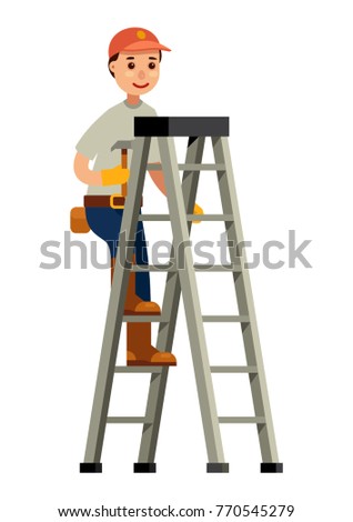 Vector Clip Art Illustration Smartoon Construction Stock Vector ...