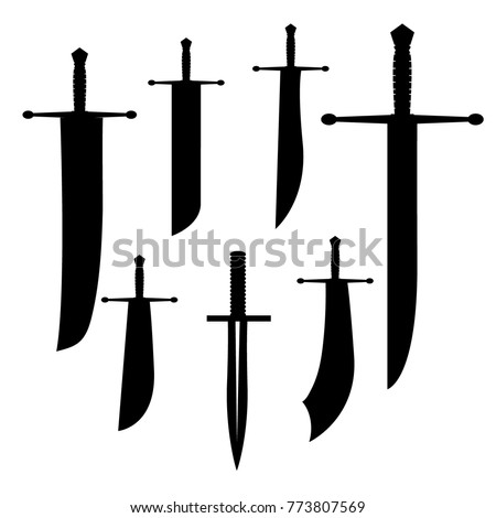 Handdrawn Black Crosses Outlines Christian Crosses Stock Vector ...