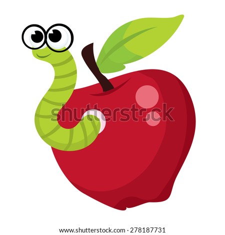 Apple Worm Stock Photos, Images, & Pictures | Shutterstock