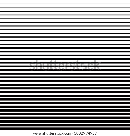 Line Halftone Pattern Gradient Effect Horizontal Stock Vector ...