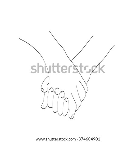 Holding Hands Stock Illustration 38873851 - Shutterstock