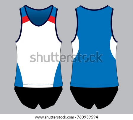 Download Running Tank Tops Design Stock Vector (Royalty Free ...