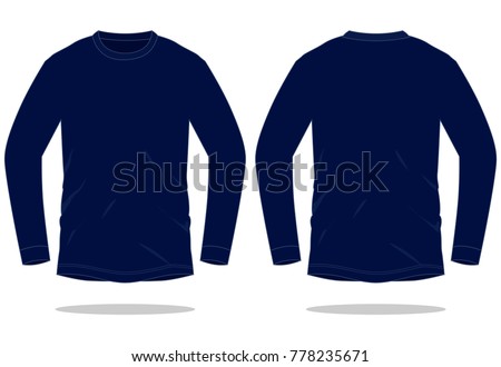 392+ Plain Navy Blue T Shirt Template Front And Back Mockups Builder