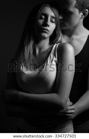 Image result for black white images man and woman hugs