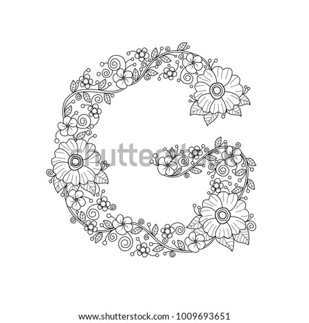 Zentangle Letters Stock Images, Royalty-Free Images & Vectors