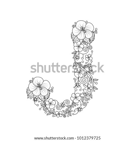 flower alphabet stock images royaltyfree images