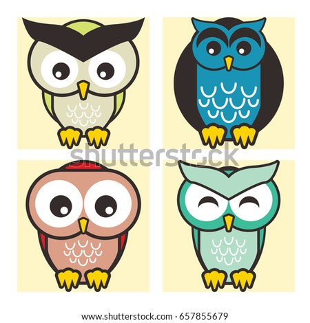 Cartoon Owl Stock Illustration 100392485 - Shutterstock