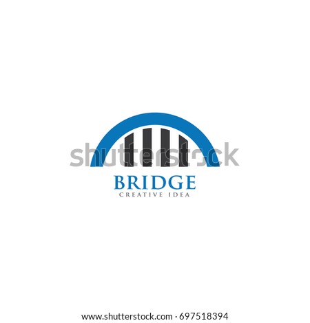 Bridge Logo Stock Vector 697518394 - Shutterstock