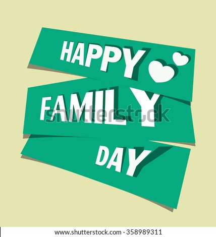 Family Day Stock Images Royalty Free Vectors Shutterstock Happy Gambar