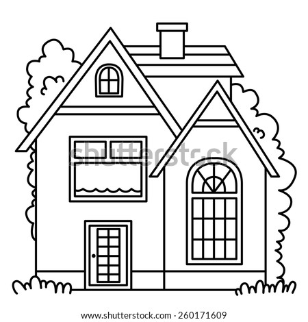 House Outline Stock Photos, Images, & Pictures | Shutterstock