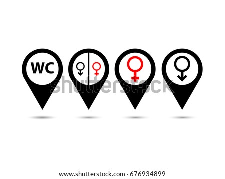 Bathroom Signs Male Female male and female symbols stock images, royalty-free images Bathroom Signs Male Female male and female symbols stock images, royalty-free images