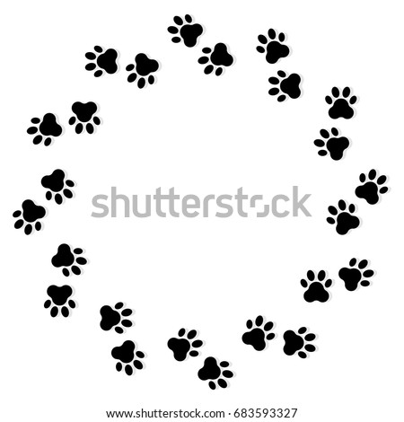 Free Free Paw Print Circle Svg 713 SVG PNG EPS DXF File