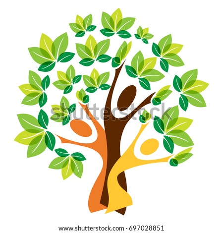 Growing Family Tree Concept Stock Vector 200478053 Shutterstock Family Tree Concept Illustration Vector