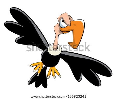 Stock Images similar to ID 119032273 - cartoon evil looking vulture...