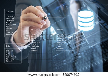 Double Exposure Professional Businessman System Analysis ...