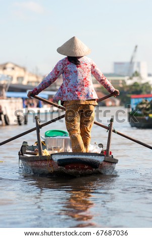 Life in the Mekong delta, Can Tho, Vietnam.