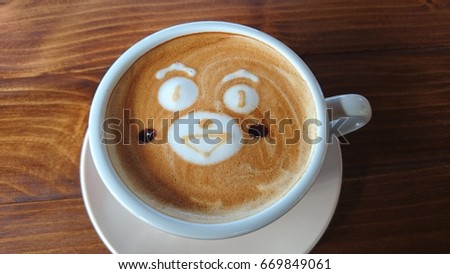 Anime Latte Art Stock Photo Royalty Free 669849061 Anime Latte Art Stock Photo Royalty Free 669849061