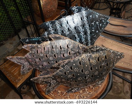 Handicraft Metal Made Fish At Delhi Haat Handicraft Metal Made Fish At Delhi Haat