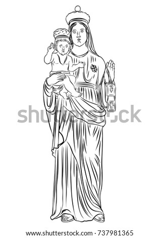 Vintage Drawing Three Fates Clotho Lachesis Stock Photo 102227332 ...