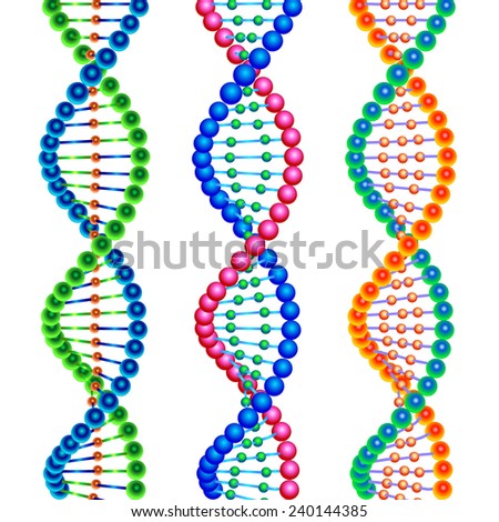 Image Dna Molecule Showing Destruction Eps Stock Vector 97887209 - Shutterstock