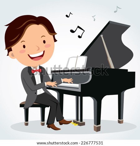 Piano Player Stock Vectors & Vector Clip Art | Shutterstock