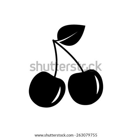 Cherry - vector icon