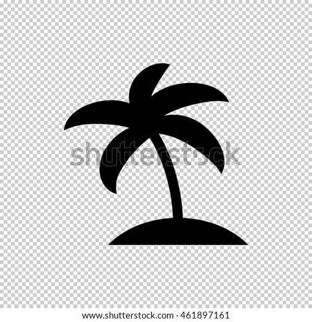 Palm Tree Logo Stock Vector 5140285 - Shutterstock