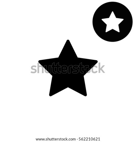 Black Star Vector Icon Stock Vector 221796499 - Shutterstock