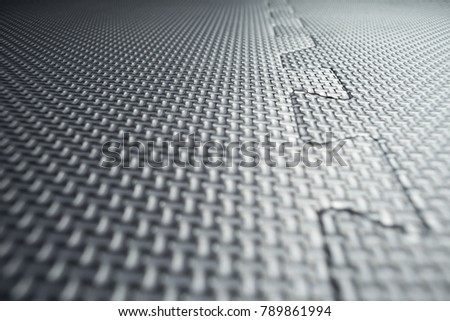 Heavy Duty Black Rubber Flooring Tiles Inside A Gym Dance Studio Factory Industrial Heavy Duty Black Rubber Flooring Tiles Inside A Gym Dance Studio Factory Industrial