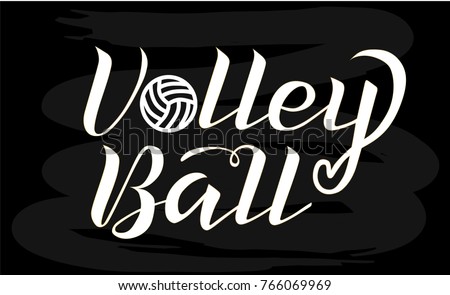 Volleyball Typography Stock Images, Royalty-free Images & Vectors 