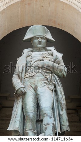 Statue Napoleon Bonaparte Les Invalides Paris Stock Photo 114711634 ...