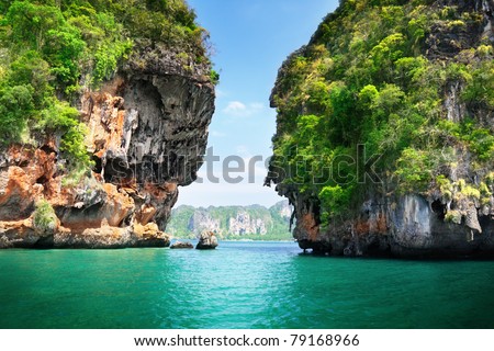 Rocks Sea Krabi Thailand Stock Photo 77745679 - Shutterstock