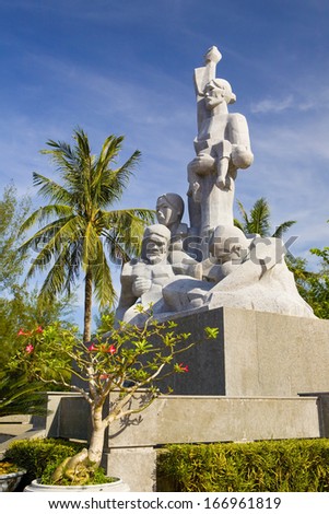 CIRCA JULY 2011 - MY SON, VIETNAM - The My Lai massacre memorial at My Son village, on 4 July 2011, near Quang Ngai, Vietnam