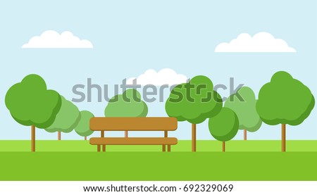 Park Small Cartoon Stock Vector 82508365 - Shutterstock