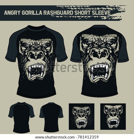 Rashguard Im 225 Genes Pagas Y Sin Cargo Y Vectores En Stock Shutterstock Rash Guard Design Template