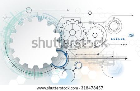 vector futuristic technology 3d white paper stock vector 318478457 vector futuristic technology 3d white paper stock vector 318478457, Presentation templates